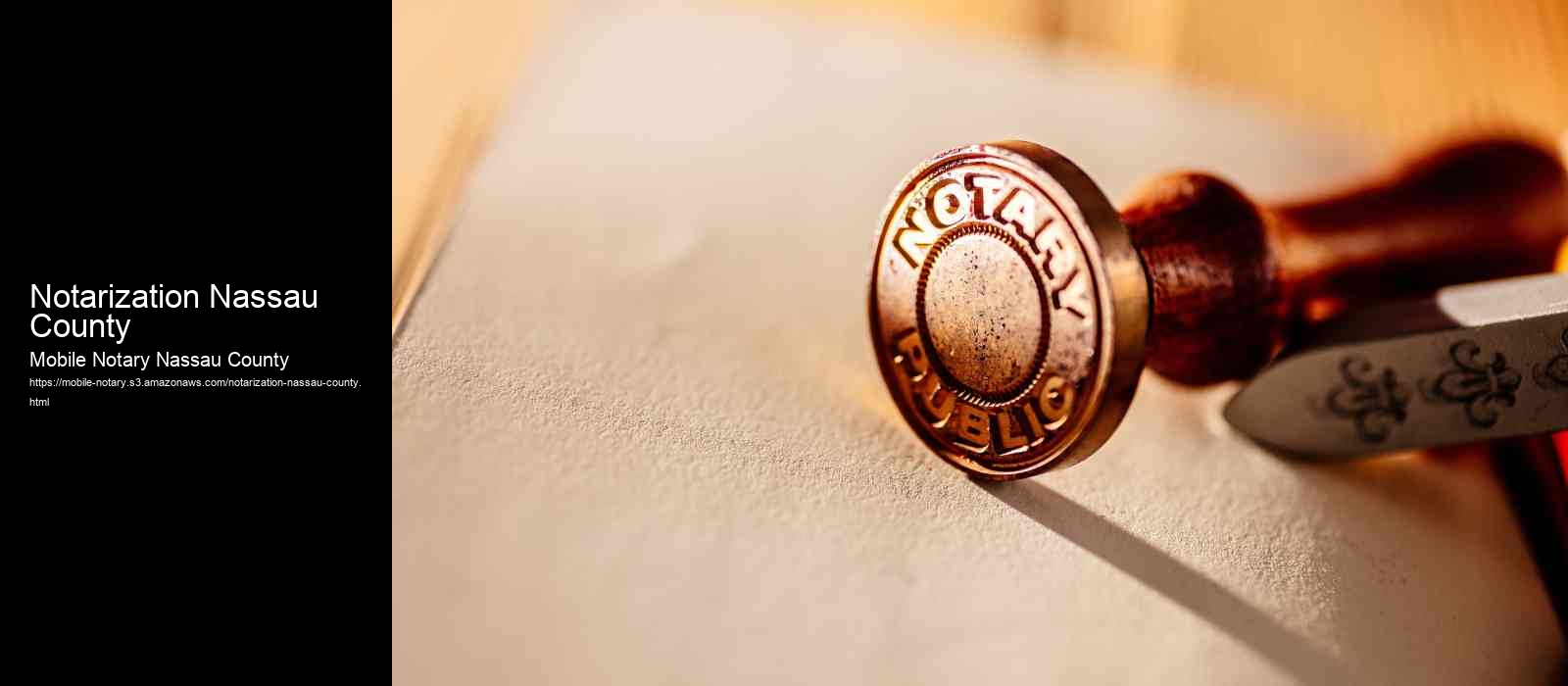 Notarization Nassau County